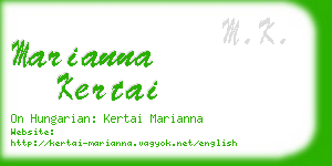 marianna kertai business card